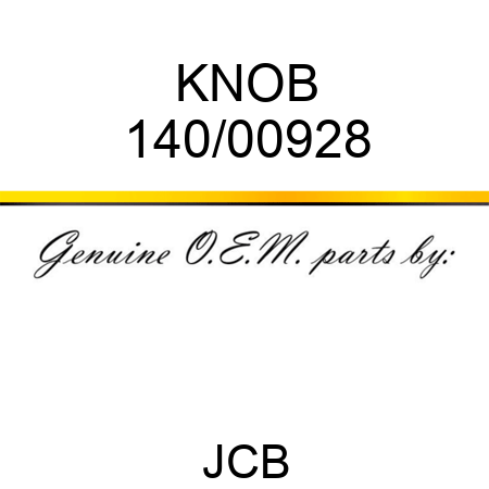 KNOB 140/00928