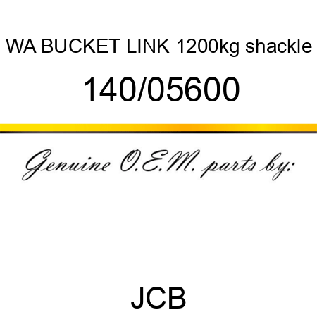 WA BUCKET LINK 1200kg shackle 140/05600