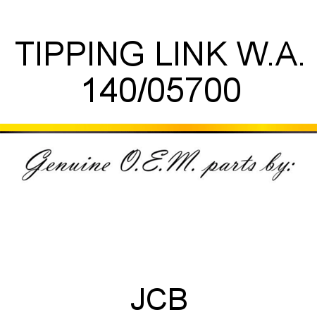 TIPPING LINK W.A. 140/05700