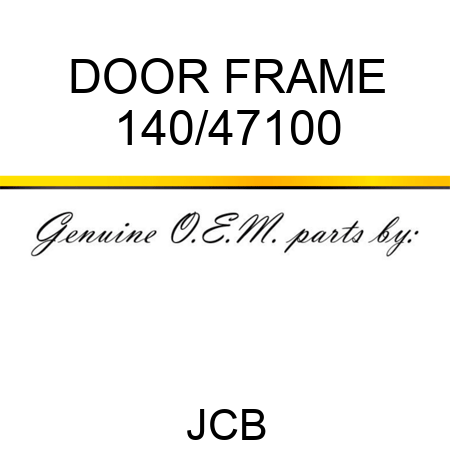 DOOR FRAME 140/47100