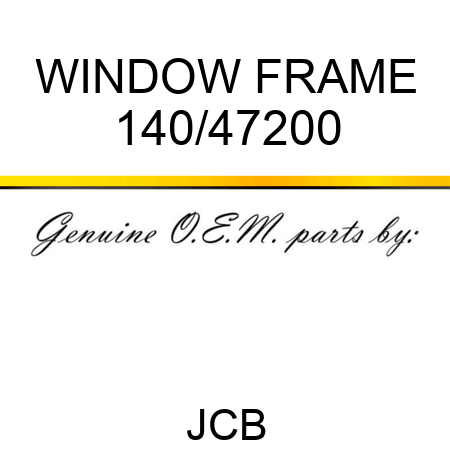 WINDOW FRAME 140/47200