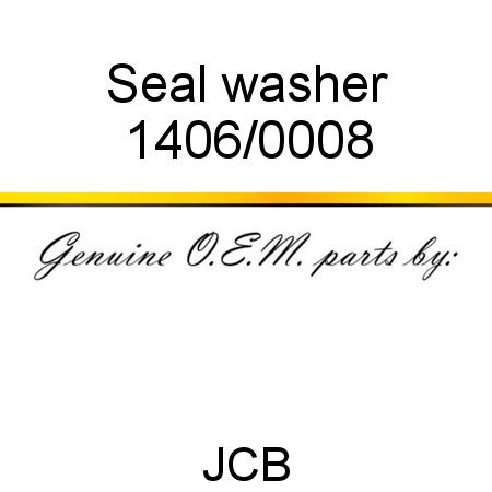 Seal, washer 1406/0008