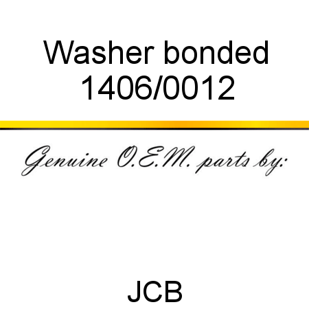 Washer, bonded 1406/0012