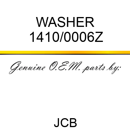 WASHER 1410/0006Z