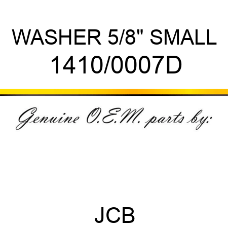 WASHER 5/8