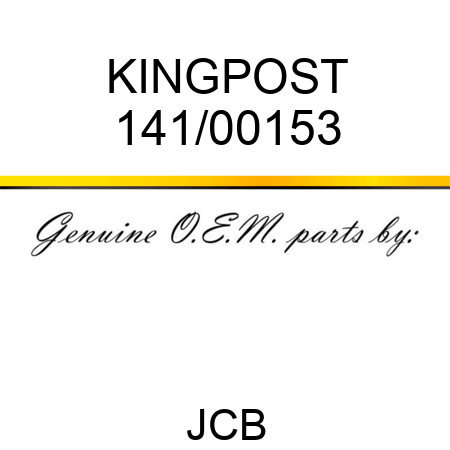 KINGPOST 141/00153