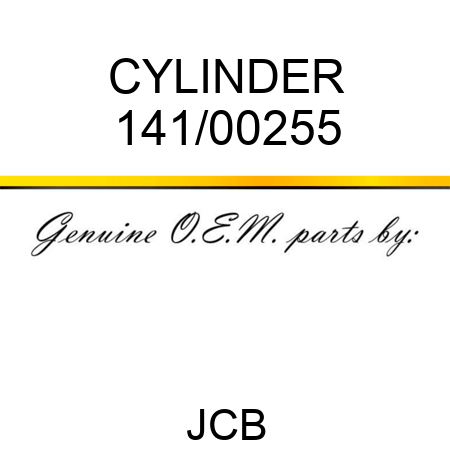 CYLINDER 141/00255