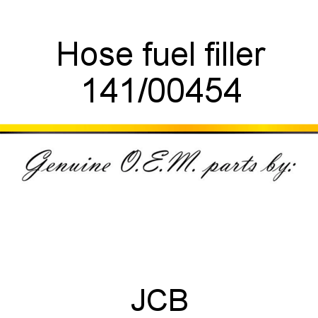 Hose, fuel filler 141/00454