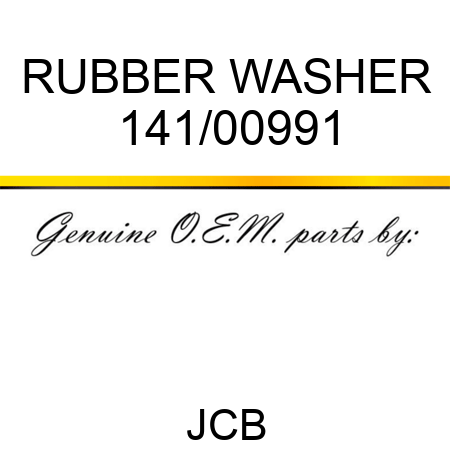 RUBBER WASHER 141/00991