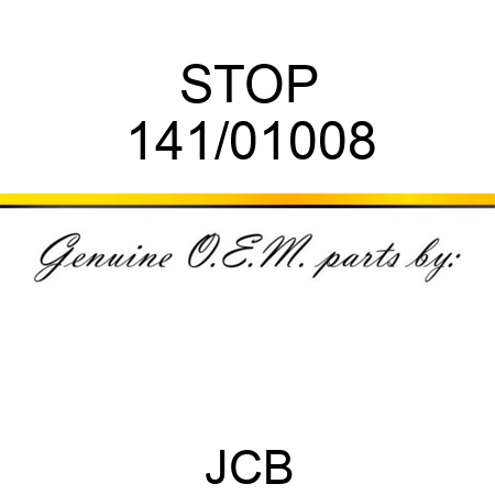 STOP 141/01008