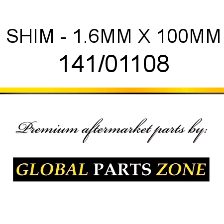 SHIM - 1.6MM X 100MM 141/01108