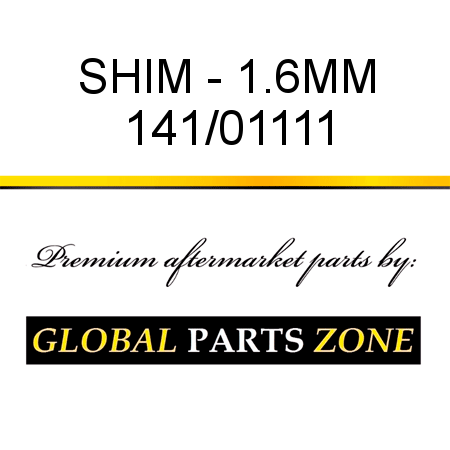 SHIM - 1.6MM 141/01111