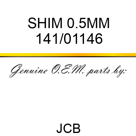 SHIM, 0.5MM 141/01146