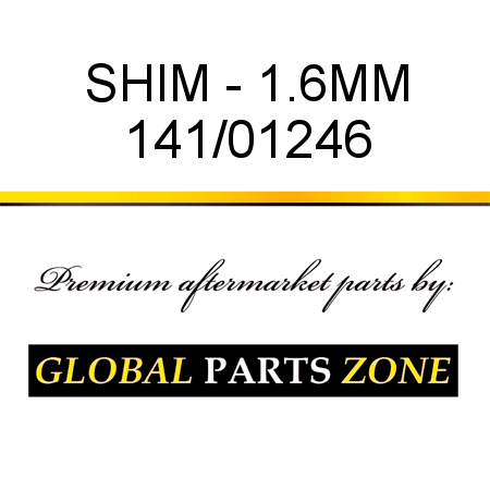 SHIM - 1.6MM 141/01246