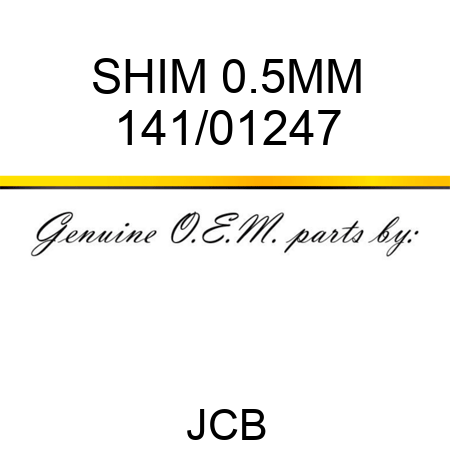 SHIM 0.5MM 141/01247