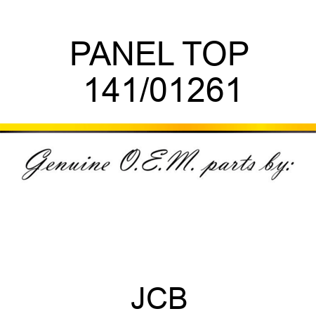 PANEL TOP 141/01261