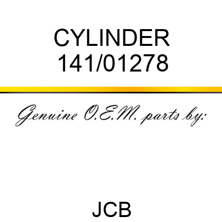 CYLINDER 141/01278