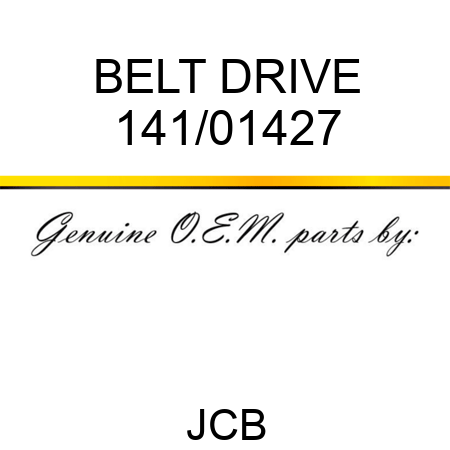 BELT DRIVE 141/01427