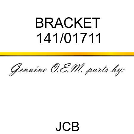 BRACKET 141/01711