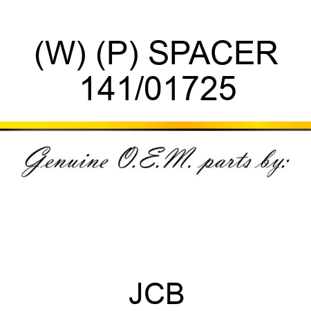 (W) (P) SPACER 141/01725