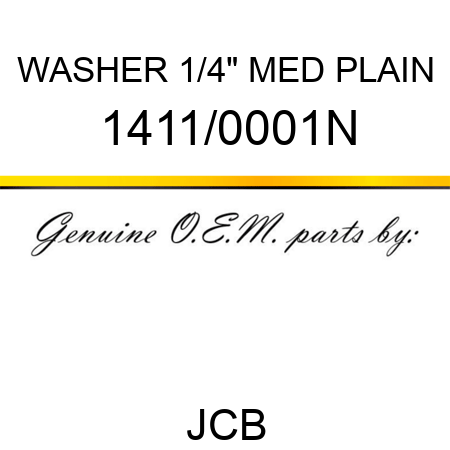 WASHER 1/4