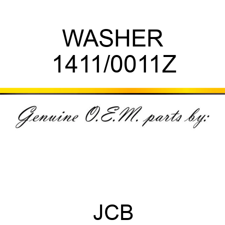 WASHER 1411/0011Z