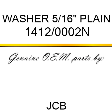 WASHER 5/16