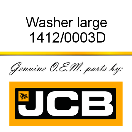 Washer, large 1412/0003D