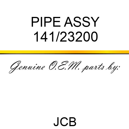 PIPE ASSY 141/23200