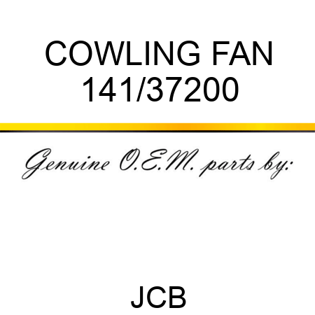 COWLING FAN 141/37200