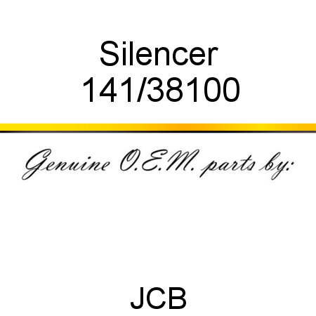 Silencer 141/38100