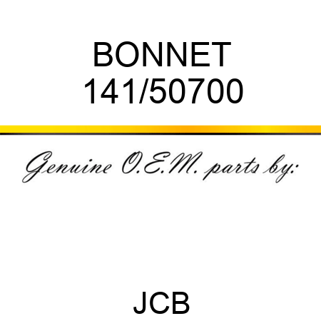 BONNET 141/50700
