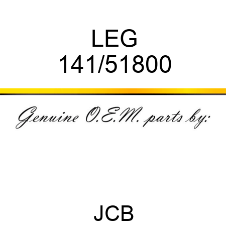 LEG 141/51800
