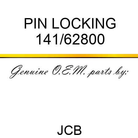 PIN, LOCKING 141/62800