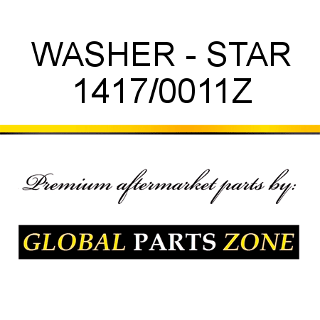 WASHER - STAR 1417/0011Z