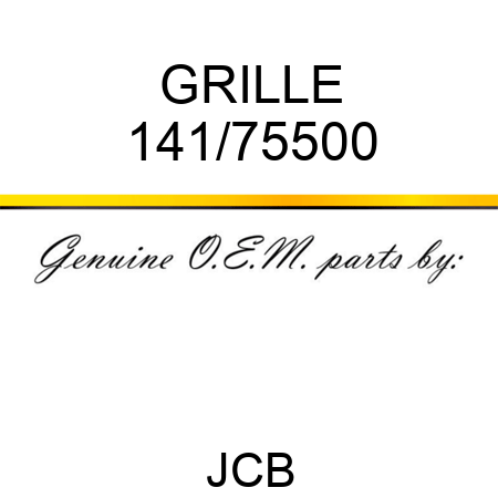 GRILLE 141/75500