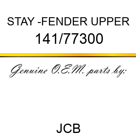 STAY -FENDER UPPER 141/77300