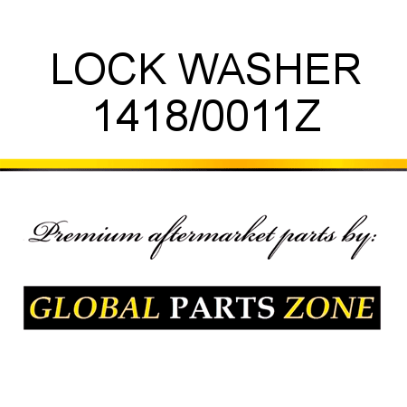 LOCK WASHER 1418/0011Z