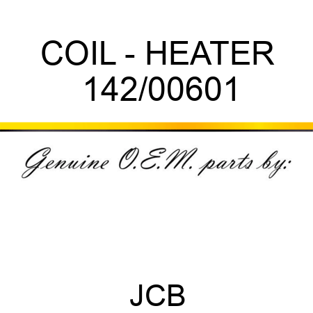 COIL - HEATER 142/00601