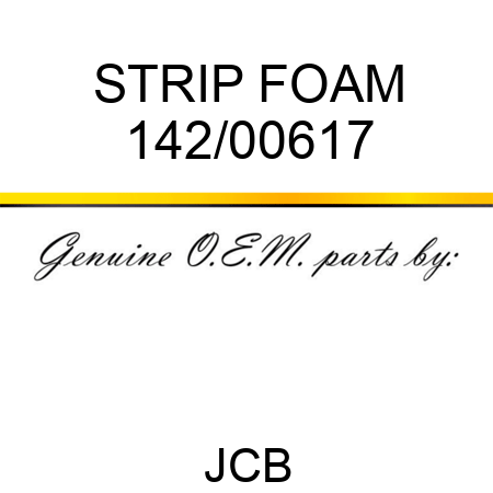 STRIP FOAM 142/00617