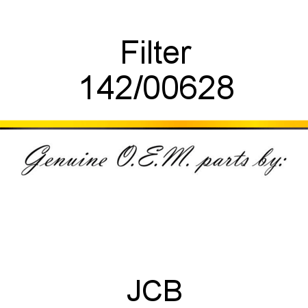 Filter 142/00628