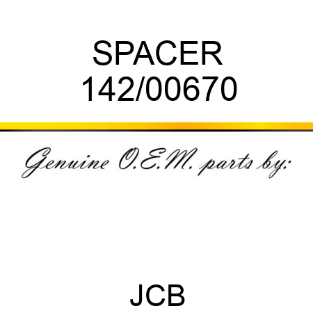 SPACER 142/00670