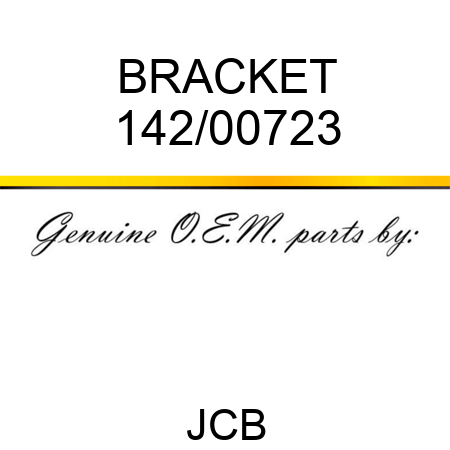 BRACKET 142/00723