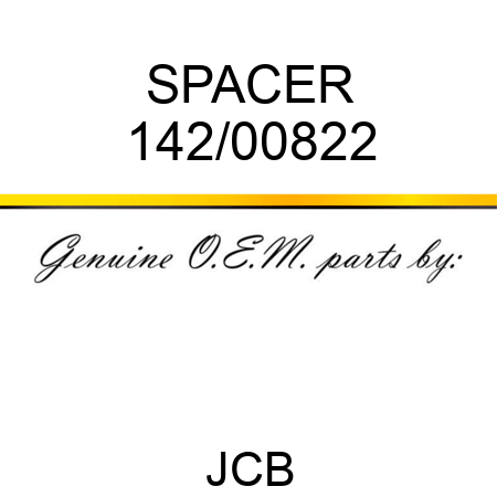 SPACER 142/00822