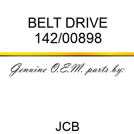 BELT DRIVE 142/00898