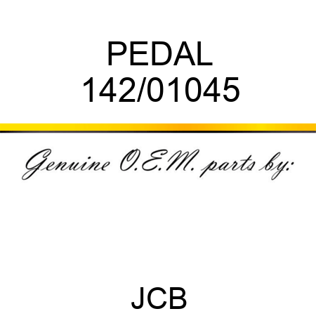 PEDAL 142/01045
