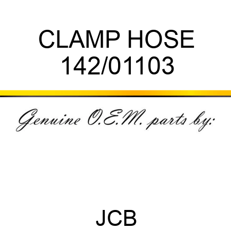 CLAMP HOSE 142/01103