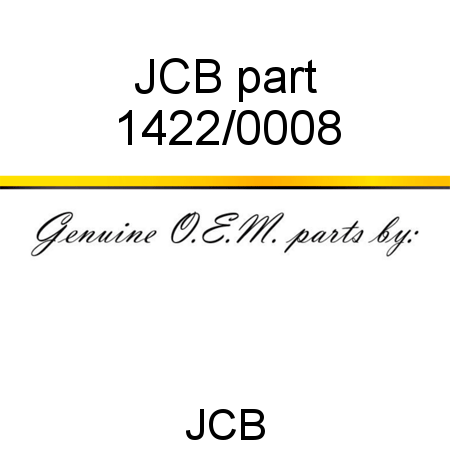 JCB part 1422/0008