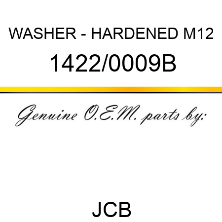 WASHER - HARDENED M12 1422/0009B