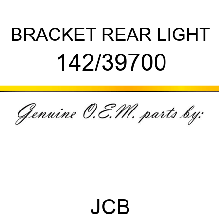 BRACKET REAR LIGHT 142/39700